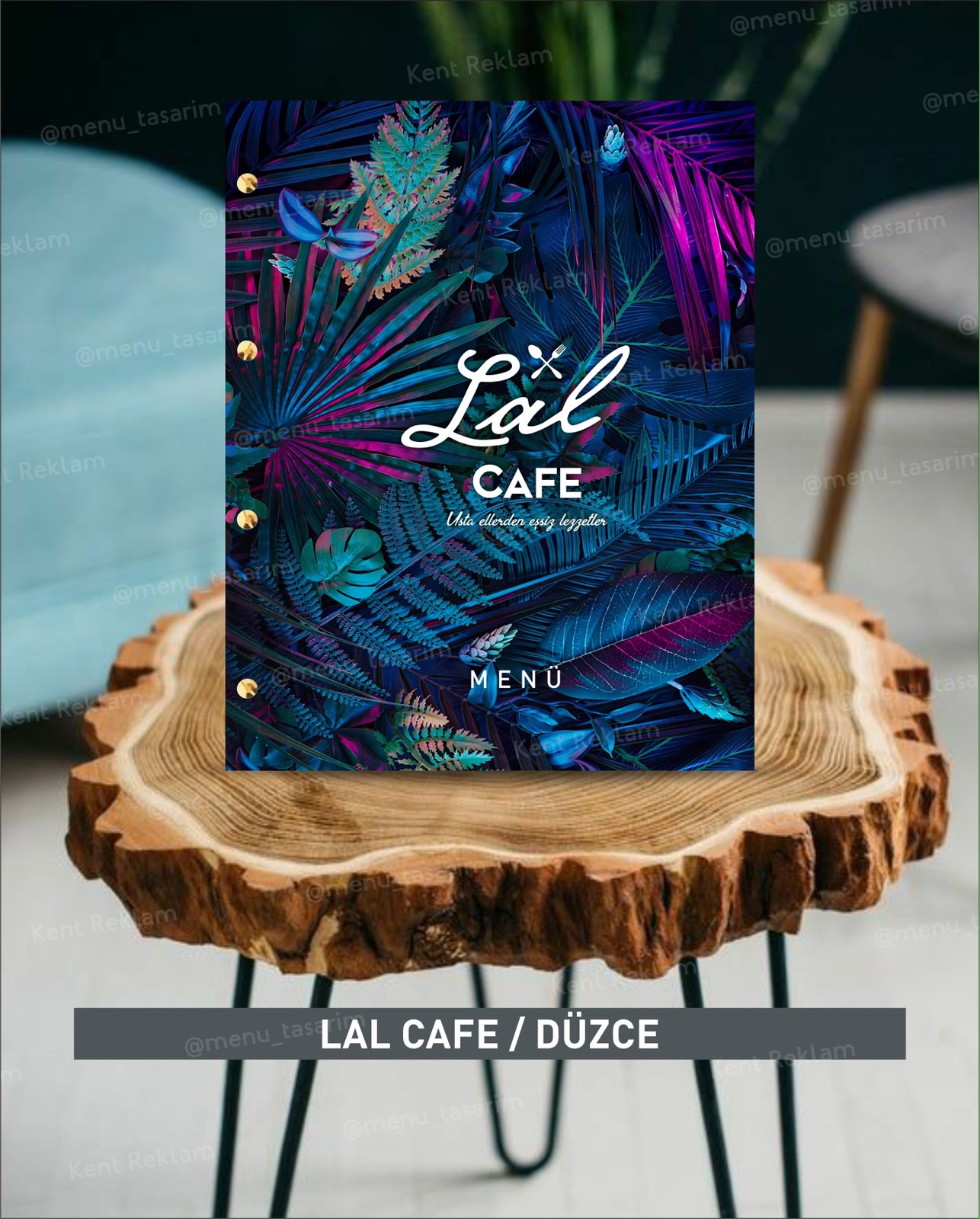 Lal Cafe Düzce kurumsal restoran cafe menü tasarımı ve baskısı